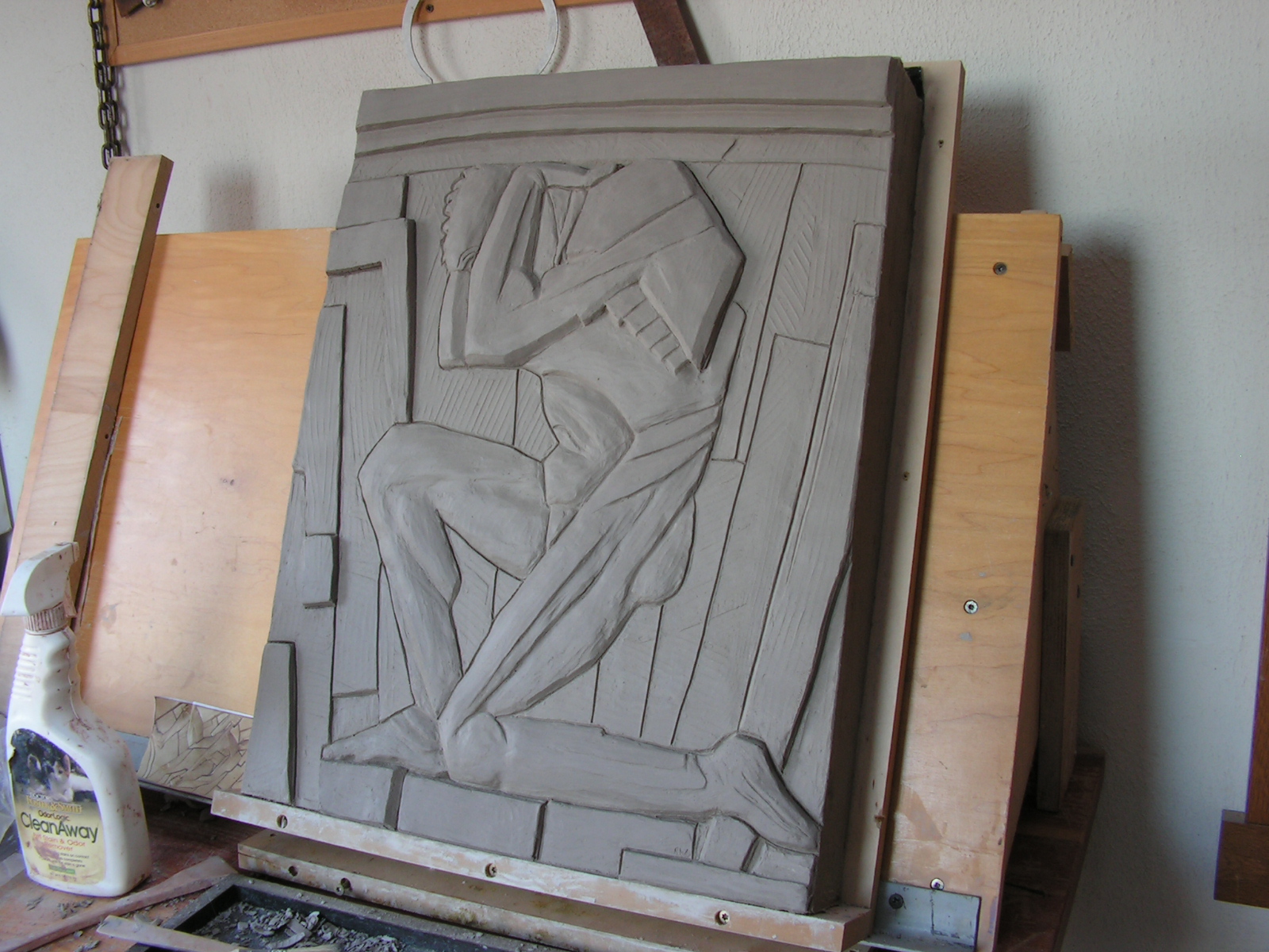 Art Deco Chanin Building Panel D9 "Endurance"